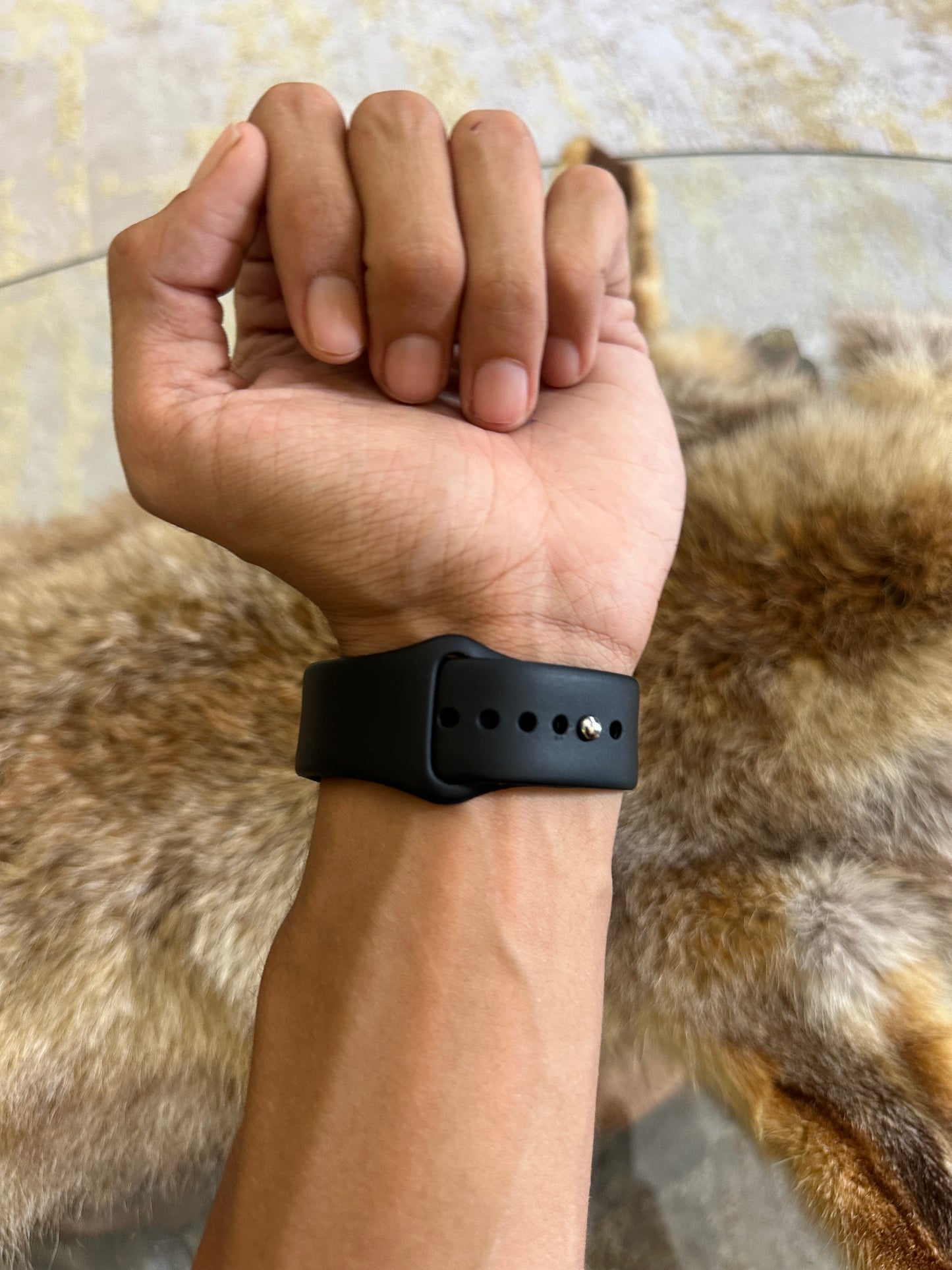 Bracelet silicone souple & resistant full BLACK