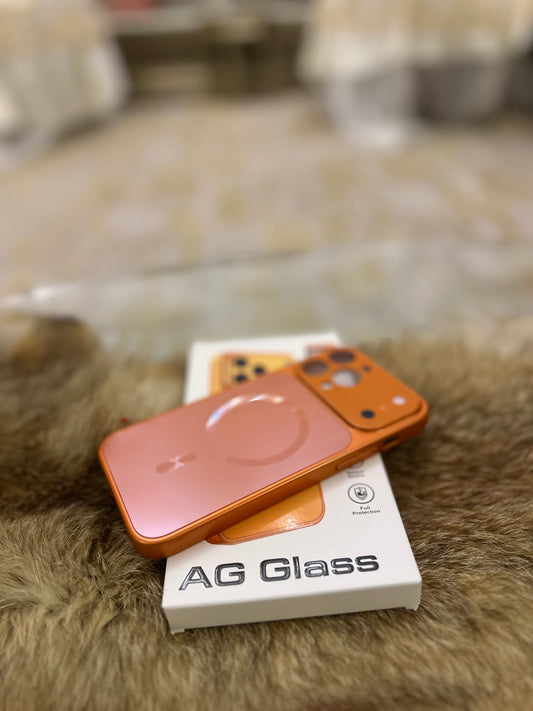 Case orange 17pro max modele