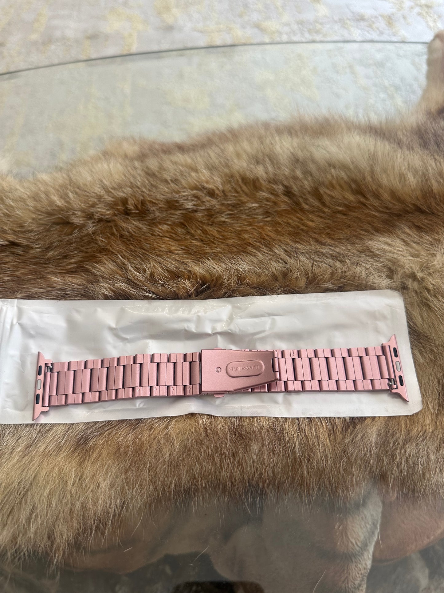 Bracelet en acier rose gold