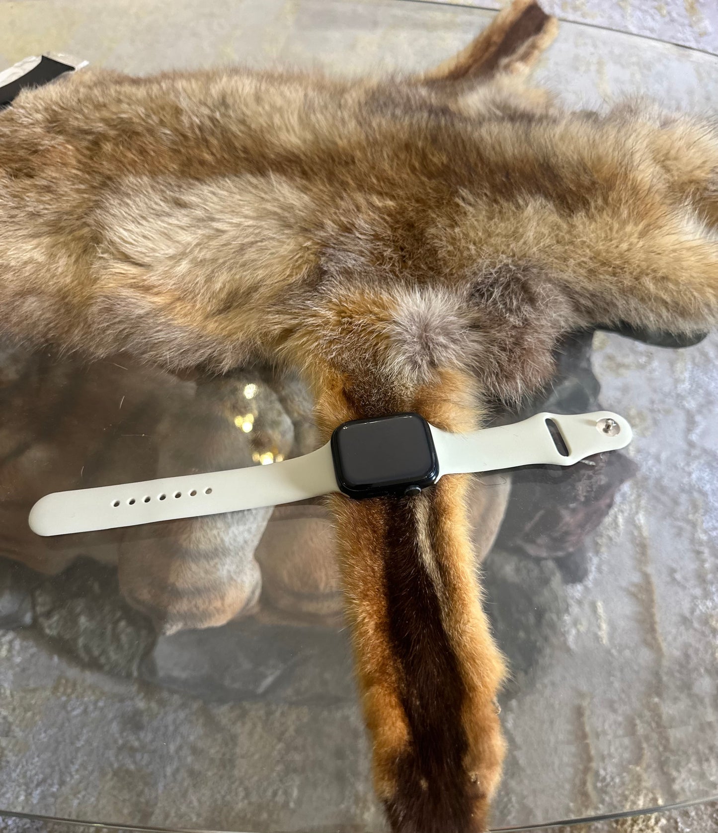 Bracelet silicone souple & resistant blanc cassé