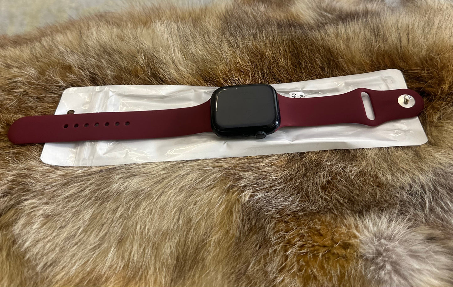 Bracelet silicone souple & resistant bordeaux