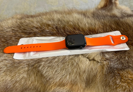 Bracelet silicone souple & resistant orange