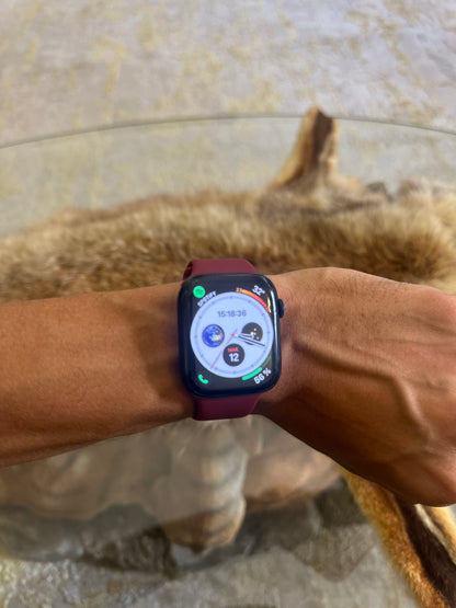 Bracelet silicone souple & resistant bordeaux