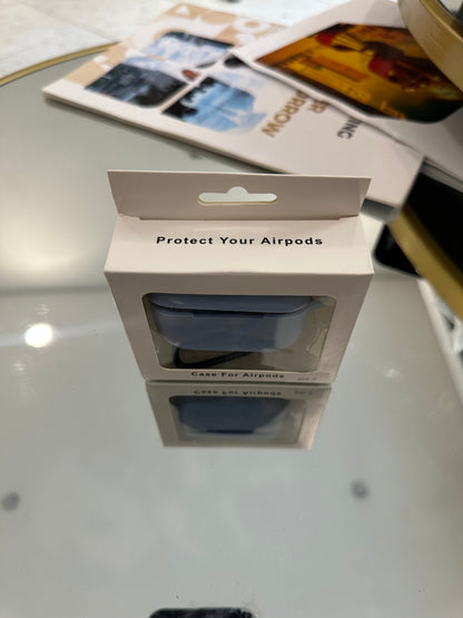 Case AIRPODS bleu