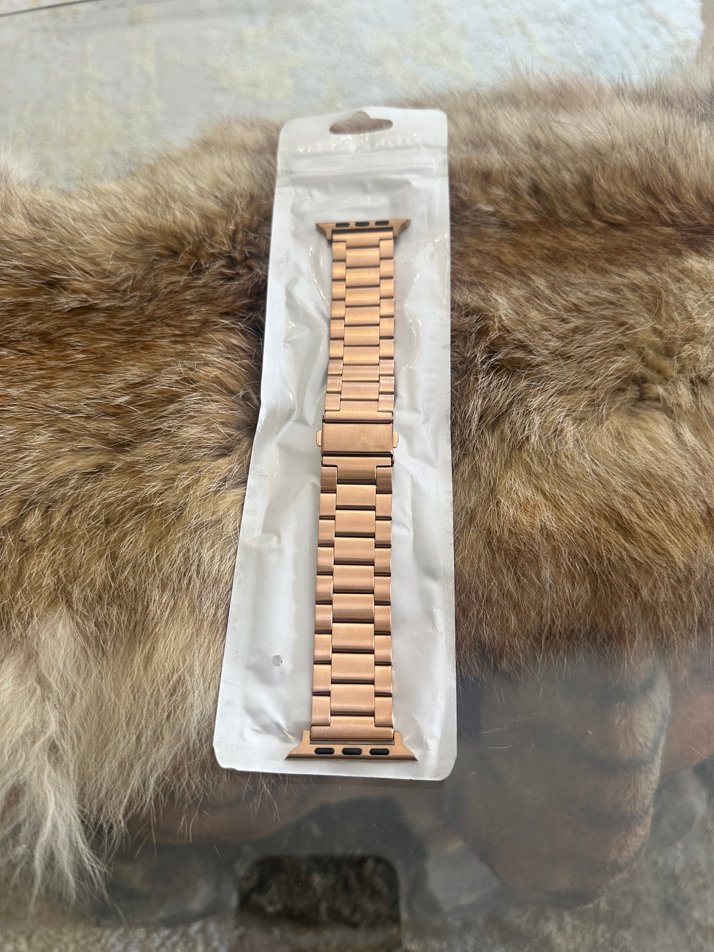 Bracelet en acier doré